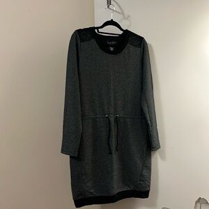 NWOT Nicole Miller New York Long Sleeve Dress with belt size XL